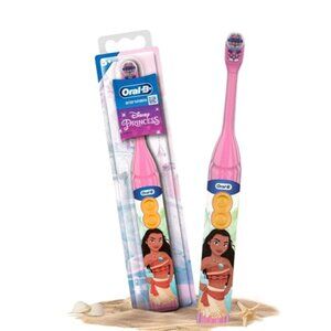 Oral-B Kids Moana Battery Electric Toothbrush Soft Bristles Long-Lasting Power